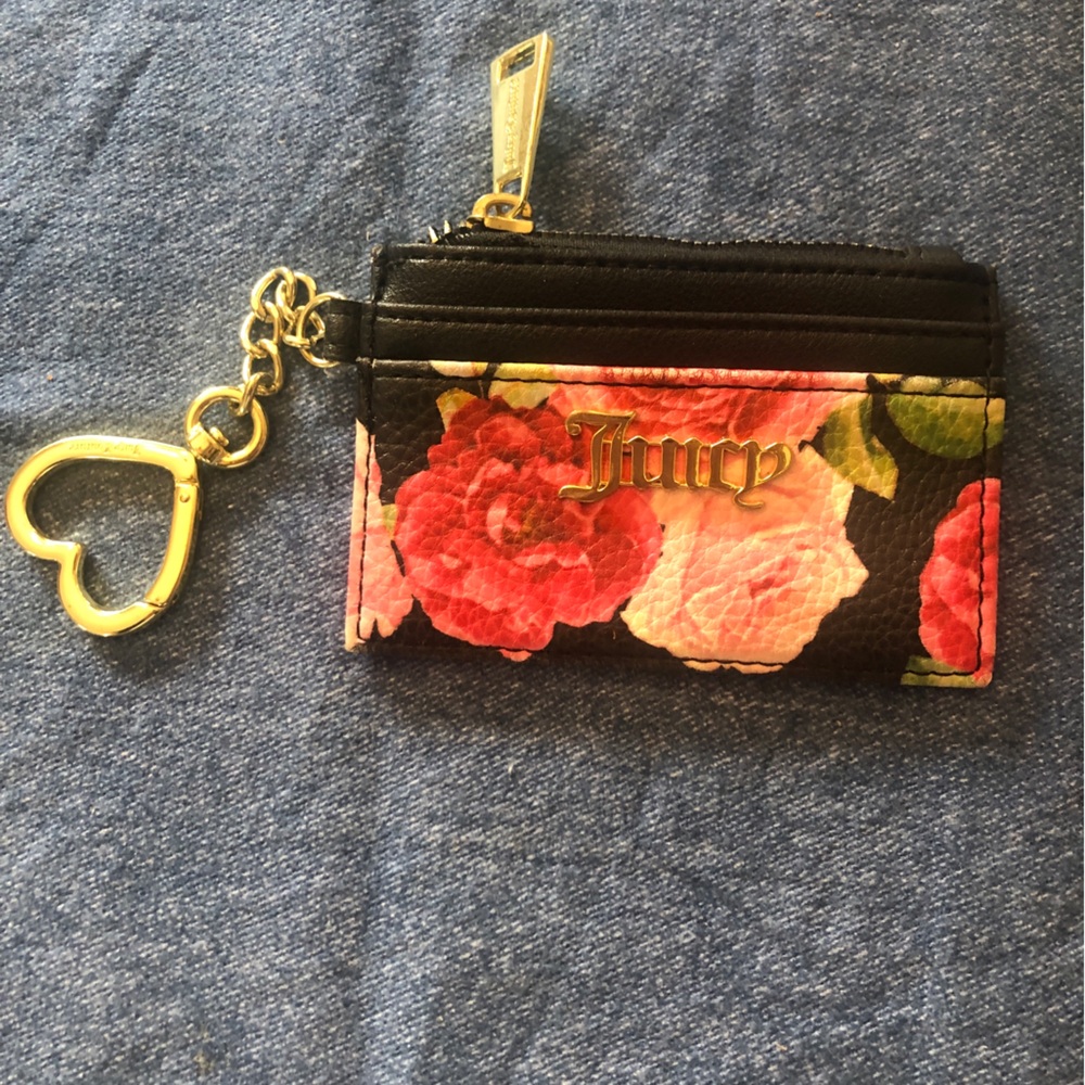 Juicy Couture Black and Cream Pouch